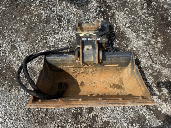 Bobcat 36” Hydra-Tilt Excavator Grading Bucket