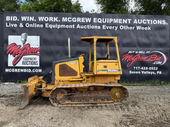 John Deere 550H LGP Crawler Dozer