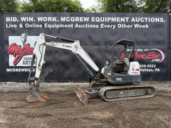 2014 Bobcat E45 Mini Excavator