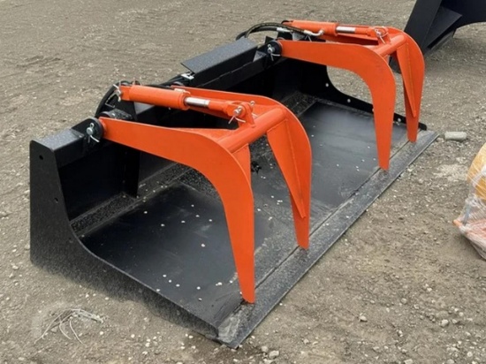 PA BREAK 80" Double Cylinder Flat Bottom Grapple