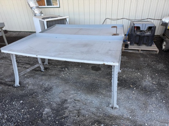 Lot of 34” x 72” Metal Tables