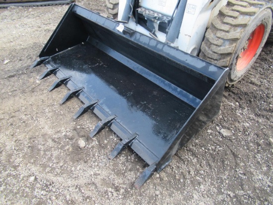 Wildcat 84" Skid Steer Tooth Bucket