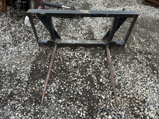 Bale Spear For Tractor Loader