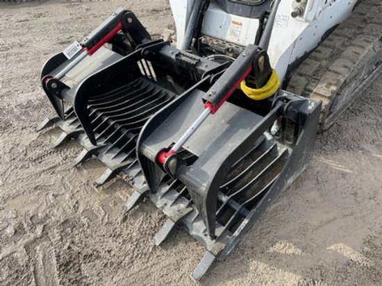 Wildcat 72" Heavy Duty Skid Steer Skeleton Grapple w/ Teeth
