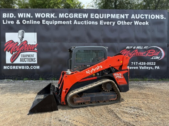2022 Kubota SVL75-2 Skid Steer Loader