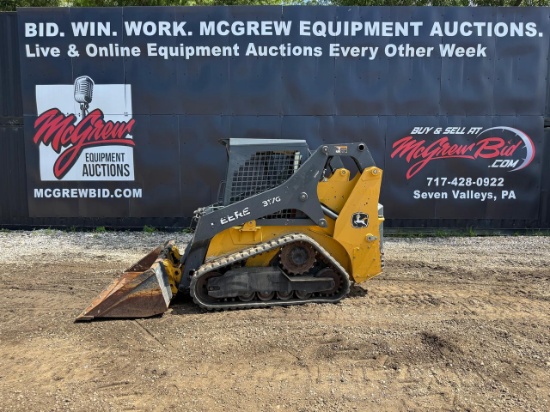 2017 John Deere 317G Skid Steer Loader