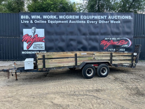 1989 18' Equipment Trailer