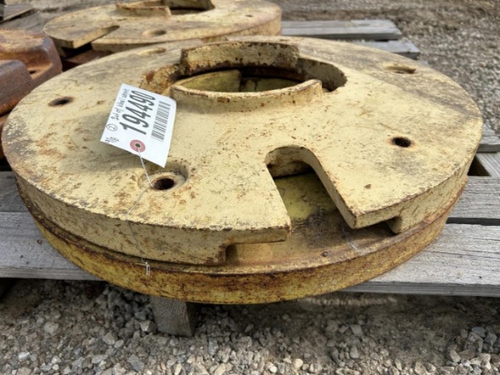 John Deere Wheel Weights Set of 2