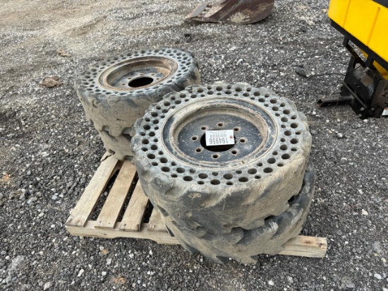 30x10-16 Solid Skid Steer Tires