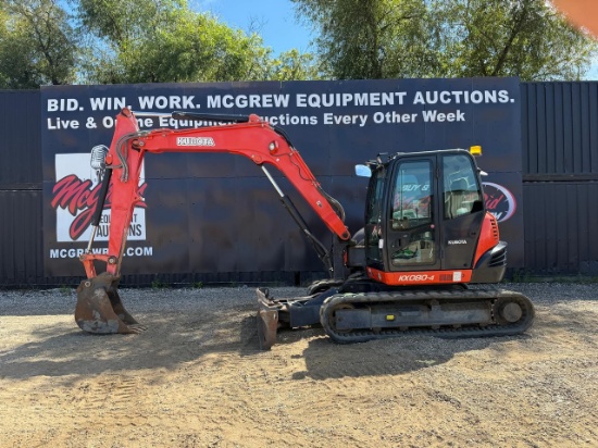 Kubota KX080-4 Excavator