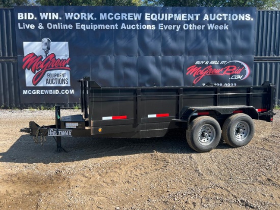 2025 Gratimax 14' Dump Trailer