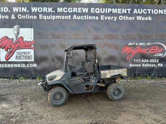 2021 Kubota XG850 Utility Vehicle