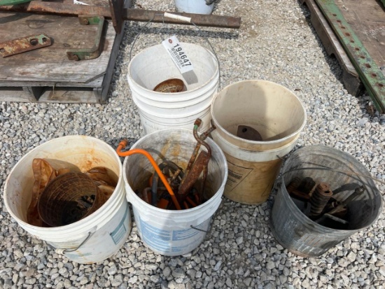 John Deere Part Lot Of 5 Buckets