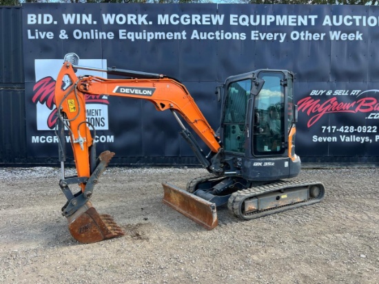 2023 Develon DX35Z-7 Mini Excavator