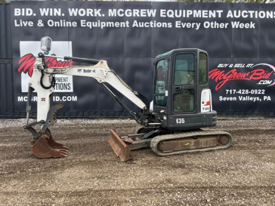 2017 Bobcat E35 Mini Excavator