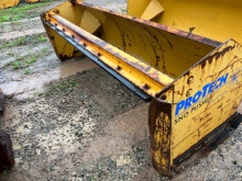 ProTech 8' Skid Steer Snow Pusher WH/ Back Drag