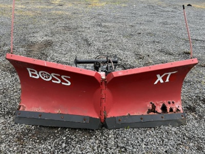 Boss 6'6" UTV Power V XT Snow Blade Wh/ Mount