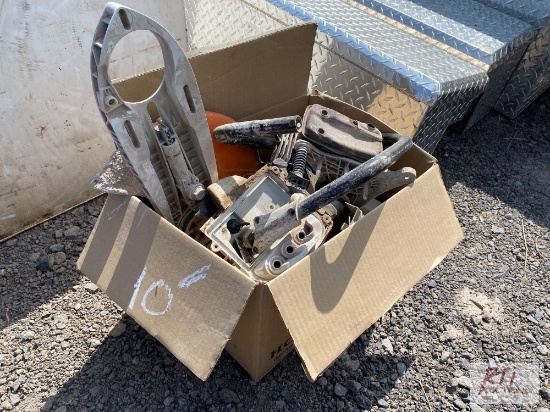 Box of parts for Stihl...demo saws