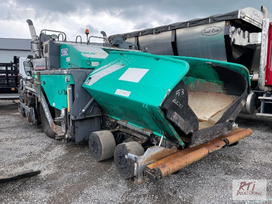 Vogele Wirtgen Vision 5203-2 paver, Ergo Plus, 9ft 10 in width, 5890 hours, SN 07750095