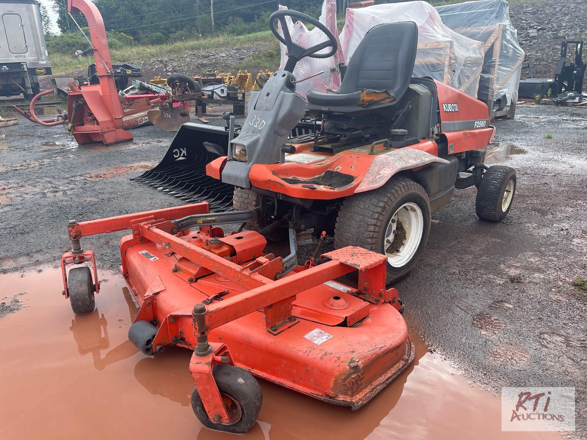 Kubota front mower shop