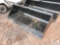 Skid loader mount 72in GP bucket