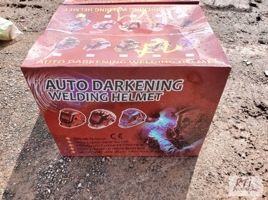 2X Auto darkening welding helmets