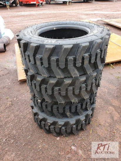 4X new 10-16.5 Turbo skid steer tires