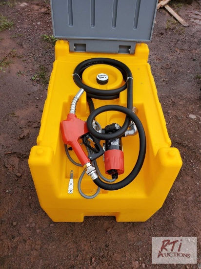 Diesel portable fuel tank and pump