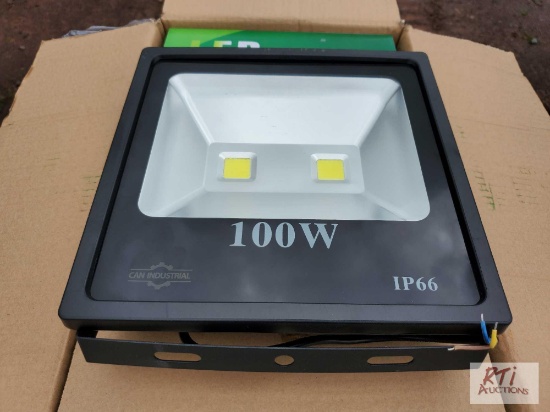 5X 100 watt LED flood lights