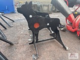 Coyote cutout shooting target