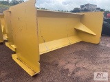 68in skid loader mount snow pusher
