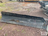 Plow truck wing