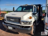 2007 GMC C5500 4 door dump, VIN: 1GDE5E1957F419238...Duramax diesel, PW, PL, A/C, 10ft steel body,