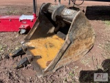 Bobcat quick attach 24in digging bucket