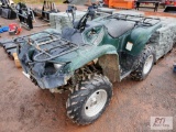 2007 Yamaha Grizzly 700FI four wheeler, automatic, not running, SN: JY4AM09Y17C013882