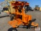 Skid steer mount hydraulic tree shear with controller