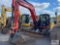 Kubota KX080-4 excavator, hydraulic angle backfill blade, rubber tracks, hydraulic thumb, 36in