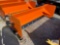 92in skid loader mount snow pusher with metal edge and bolt on pads