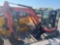 Kubota KX057-4 mini excavator, hydraulic thumb, 24in digging bucket, backfill blade, cab, heat, A/C,