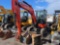 Kubota KX057-5 excavator with hydraulic angle backfill blade, rubber tracks, quick coupler, 44in,