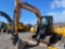 Case CX75C-SR excavator, rubber tracks, WB quick coupler, cab, heat, A/C, 36in digging bucket,