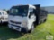 2014 Mitsubishi Fuso FE180 single axle flatbed truck, 20ft steel body, power lift gate, removable