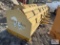 18ft bucket mount snow pusher with rubber edge and pads