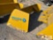 ProTech IS12S skid loader mount snow pusher, missing edge and pad