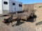 1997 Unicell tandem axle utility trailer, 16ft mesh gate, 7,000lb GVW, VIN:1B9US162XVR320009 -