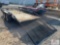 2007 16ft Homemade tandem axle pipe top utility trailer with mesh gate, VIN:NYA69056 - Municipal,
