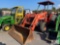 Kubota L48 tractor loader backhoe, 4WD, hydrostatic, canopy, 2111 hrs.