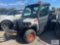 Bobcat 3650 utility vehicle, with cab, Diesel engine, front snow blower, in-box sander, 658 hrs.,