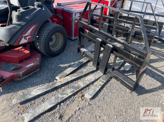 New 48in pallet fork attachment, 3500 pound capacity
