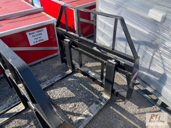 New 48in pallet fork attachment, 3500 pound capacity